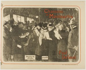 Sange fra Montmartre af Théophile Alexandre Pierre Steinlen