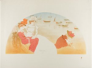 På stranden af Théophile Alexandre Pierre Steinlen