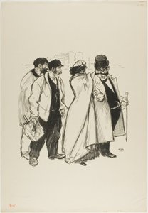 Hun blev et dårligt resultat! af Théophile Alexandre Pierre Steinlen