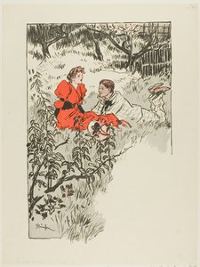 Forår af Théophile Alexandre Pierre Steinlen