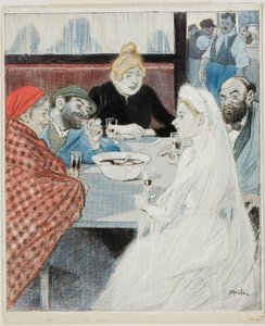 Bruden af Théophile Alexandre Pierre Steinlen