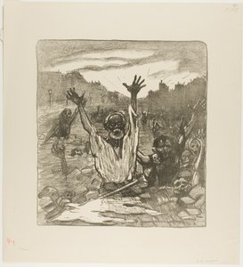 Gadernes skrig! af Théophile Alexandre Pierre Steinlen