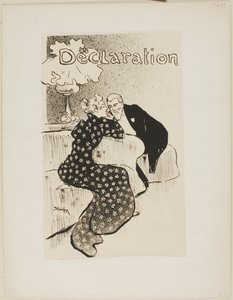 Erklæringen af Théophile Alexandre Pierre Steinlen