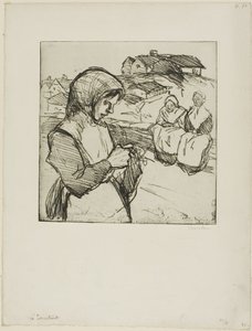 Strikkeren af Théophile Alexandre Pierre Steinlen