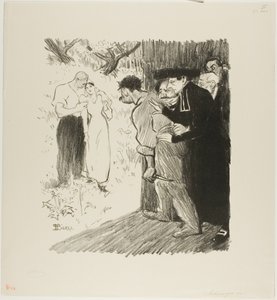 Det sidste bagholdsangreb af Théophile Alexandre Pierre Steinlen