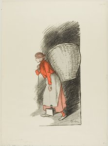 Kludeplukkeren af Théophile Alexandre Pierre Steinlen