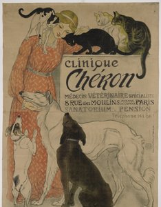 Cheron klinik af Théophile Alexandre Steinlen