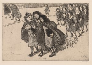 Kommer fra skolen af Théophile Alexandre Steinlen