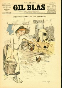 Cover af "" Gil Blas"" af Théophile Alexandre Steinlen