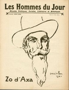 Cover af ""The Men of the Day"", Satirical in B & W af Théophile Alexandre Steinlen