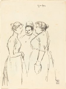 Sladderkvinder af Théophile Alexandre Steinlen