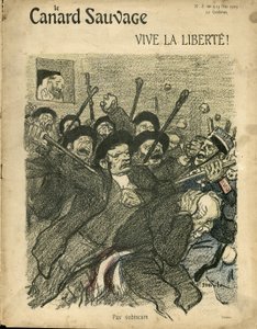 Illustration af Steinlen (1859-1923) til forsiden af Vildanden af Théophile Alexandre Steinlen
