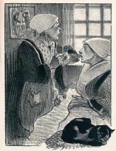 Frankrigs kvinder fra kvindesange, 1897, 1898 af Théophile Alexandre Steinlen
