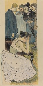 Hans Familiesang, 1893. af Théophile Alexandre Steinlen