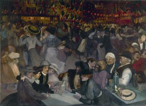 Balet den 14. juli af Théophile Alexandre Steinlen