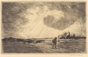 Tordenstorm af Théophile Alexandre Steinlen