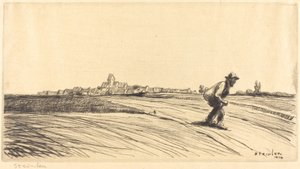 Tramp med bundt af Théophile Alexandre Steinlen