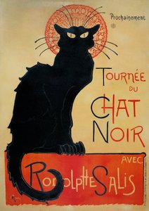 Black Cat Tour af Théophile Alexandre Steinlen