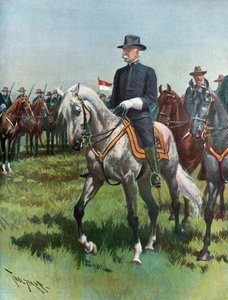 Generalmajor Nelson A. Miles, U. S. A., der leder hæren af Thure de Thulstrup