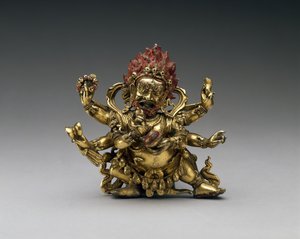 Mahakala Heruka af Tibetan School