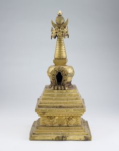 Stupa, slutningen af det 17.-begyndelsen af det 18. århundrede af Tibetan School