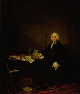 Portræt af Jan Wagenaar, byhistoriker i Amsterdam