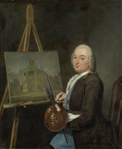 Portræt af Jan ten Compe, maler og kunsthandler i Amsterdam