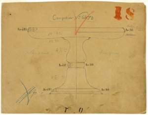 Design til kompoter nr. 6873 af Tiffany and Company