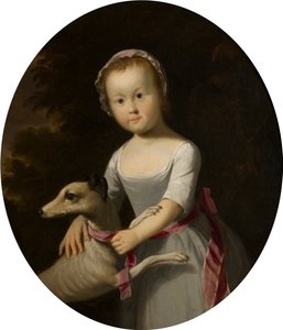 Portræt af Miss Charlotte Bridgeman som barn (1800-1877), ca. 1805-15 (olie på lærred) af Tilly Kettle