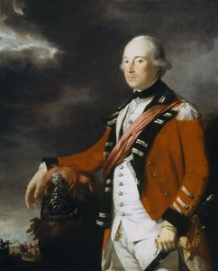 Portræt af en officer fra det 15. Dragonregiment, ca. 1768