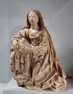 Bebudelsens jomfru. Marmorskulptur med polykrome højder af Tilman Riemenschneider (1460-1531), slutningen af det 15. århundrede. Paris, Musée du Louvre