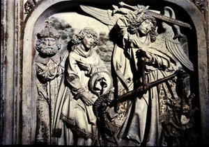 Grav af Henri II (973-1024) og hans kone Kunigunde, detalje af vejningen af Henri II