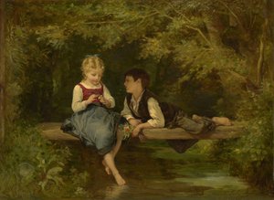 Første kærlighed, ca. 1872