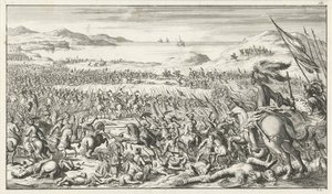 Slaget ved Ascalon den 12. august 1099, 1683 af Timotheus Ten Hoorn