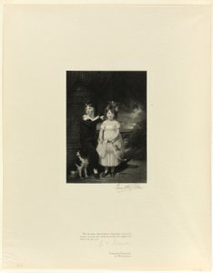 Bror og søster, fra Old English Masters af Timothy Cole