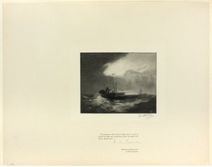 Fiskerbåde ud for Yarmouth, fra Old English Masters af Timothy Cole