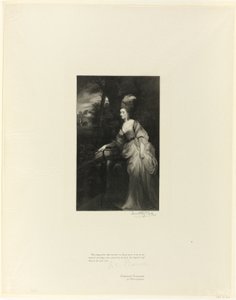 Georgiana, hertuginde af Devonshire, fra Old English Masters af Timothy Cole