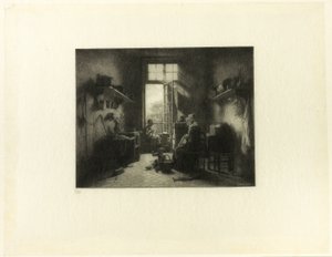 Interiør af et køkken af Timothy Cole