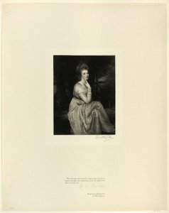 Lady Derby, fra Old English Masters af Timothy Cole