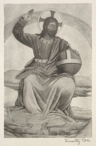 Gamle italienske mestre: Kristus på tronen, 1888-1892. af Timothy Cole