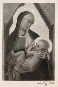 Gamle italienske mestre: Madonna og barn, 1888-1892. af Timothy Cole
