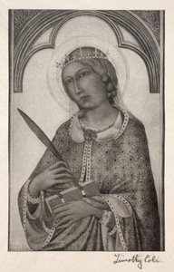 Gamle italienske mestre: St. Catherine af Alexandria, 1888-1892. af Timothy Cole
