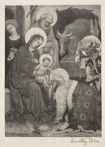 Old Italian Masters: The Adoration of the Magi, 1887. af Timothy Cole