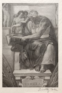 Gamle italienske mestre: Cumaean Sibyl, 1888-1892. af Timothy Cole