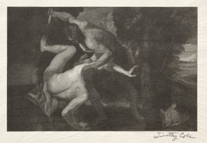 Gamle italienske mestre: Abels død, 1892. af Timothy Cole