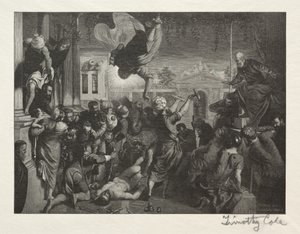 Gamle italienske mestre: Miraklet i St. Mark, 1888-1892. af Timothy Cole