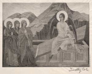 Gamle italienske mestre: De tre Mariaer ved graven, 1888-1892. af Timothy Cole