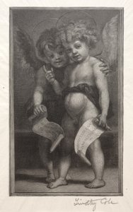 Gamle italienske mestre: To børnengle, 1888-1892. af Timothy Cole