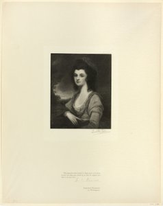 Portræt af Mrs. Davies, fra Old English Masters af Timothy Cole