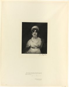Portræt af Mrs. Siddons, fra Old English Masters af Timothy Cole